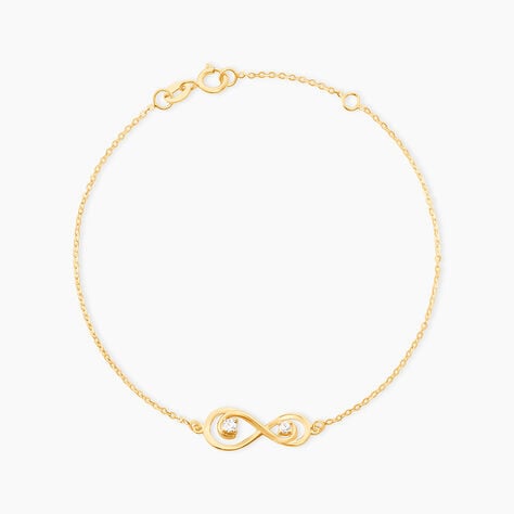 Bracelet Ademar Or Jaune Oxyde De Zirconium - Bracelets Femme | Histoire d’Or