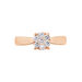 Bague Solitaire Collection Grace Or Rose Diamant - Bagues solitaires Femme | Histoire d’Or