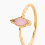 Bague Vintage Love Plaqu&eacute; Or Jaune Pierre D'Imitation - Solitaires classiques Femme | Histoire d&rsquo;Or