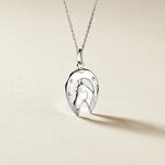 Pendentif Dua Argent Blanc - Pendentifs Famille | Histoire d&rsquo;Or