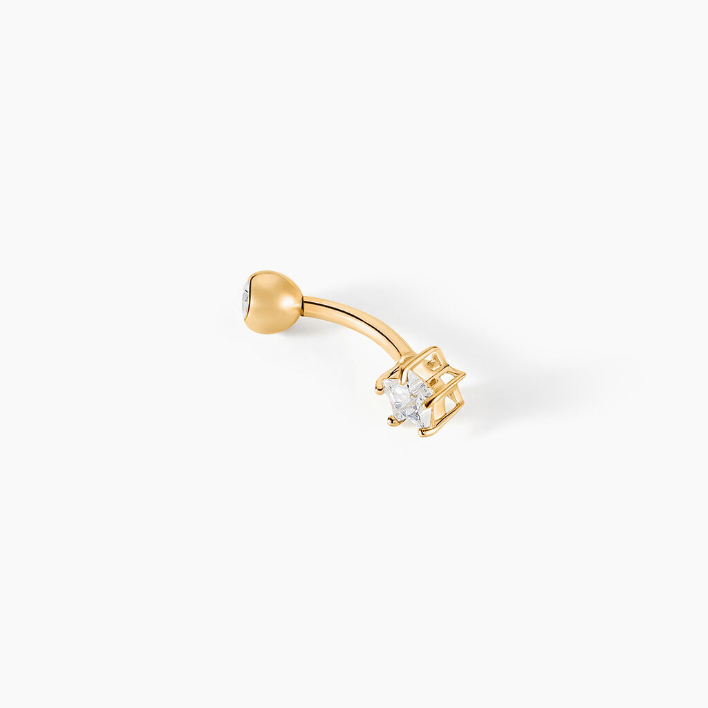 Piercing D'oreille Et/ou D'arcade King Or Jaune Oxyde De Zirconium - Bijoux Femme | Histoire d’Or