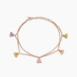 Bracelet Nimbe Argent Rose Oxyde De Zirconium - Bracelets Femme | Histoire d&rsquo;Or