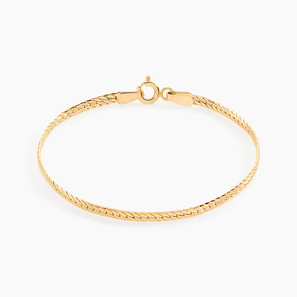 Bracelet Elnora Maille Anglaise Or Jaune - Bracelets Communion Enfant | Histoire d&rsquo;Or