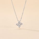 Collier Pleiades Argent Blanc Oxyde De Zirconium - Ras de cou Femme | Histoire d&rsquo;Or