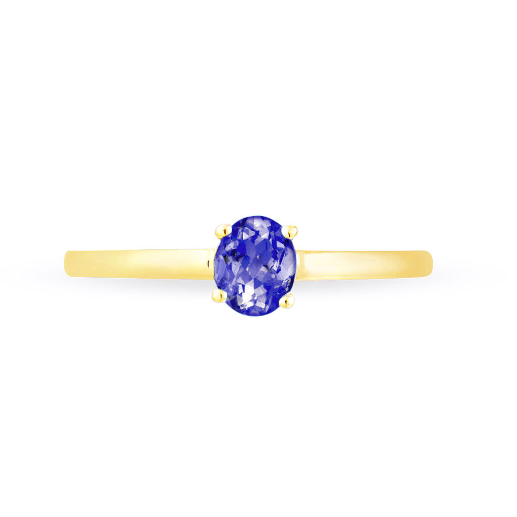 Bague Lily Or Jaune Tanzanite - Bagues solitaires Femme | Histoire d&rsquo;Or