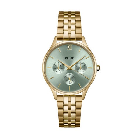 Montre Cluse Minuit Multifunction Vert - Montres Femme | Histoire d&rsquo;Or