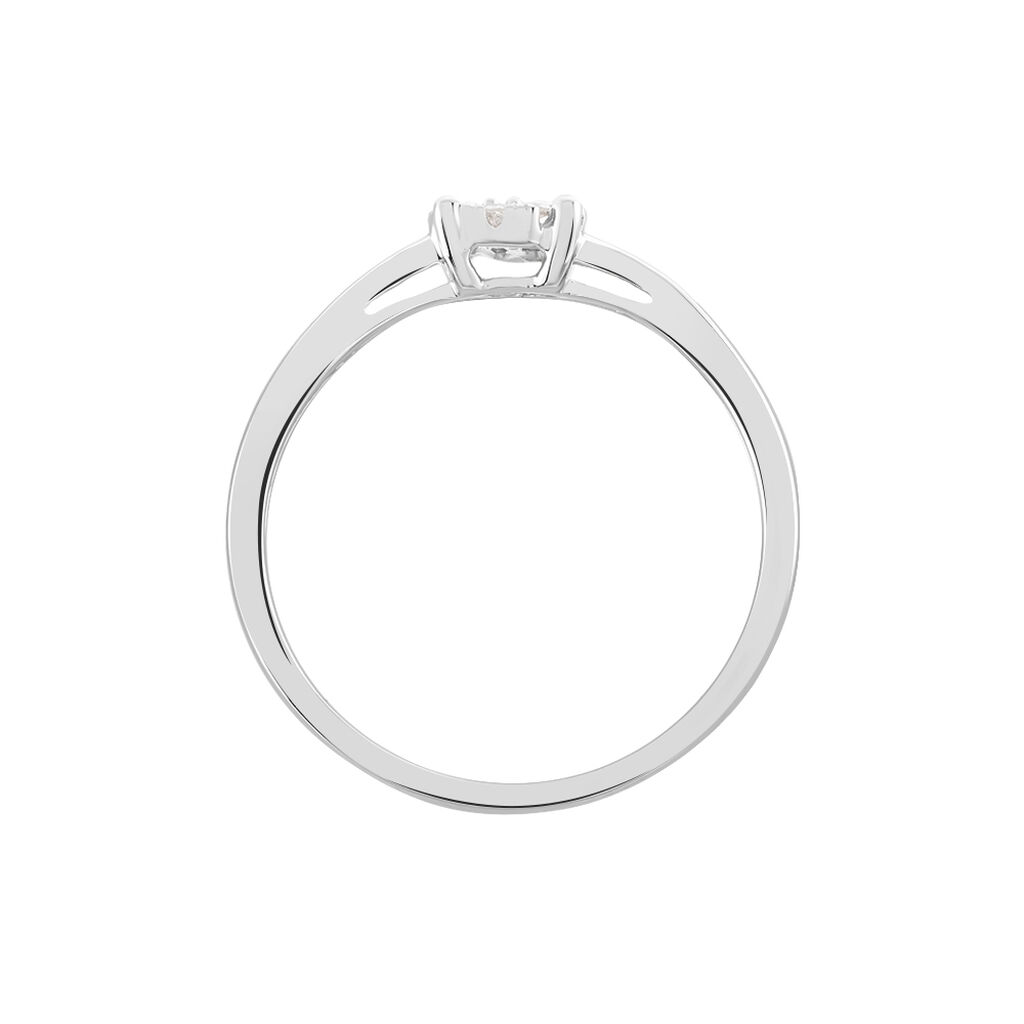 Adeline Witgouden Diamanten Ring - Bagues avec pierre Femme | Histoire d’Or