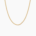 Collier Odelyn Argent Dor&eacute; A L'Or 750/1000 - Bijoux sans pierre Femme | Histoire d&rsquo;Or