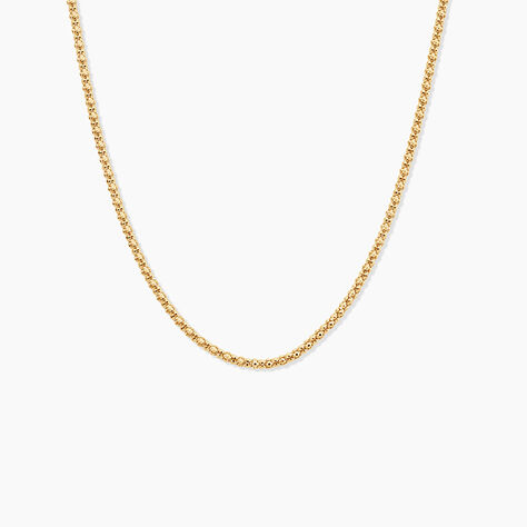 Collier Odelyn Argent Dor&eacute; A L'Or 750/1000 - Bijoux sans pierre Femme | Histoire d&rsquo;Or