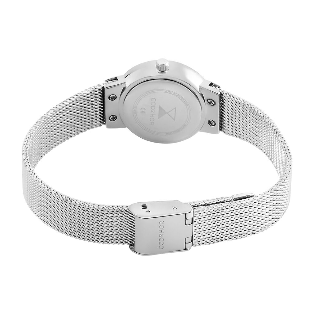 Montre Codhor Fleur Argente - Montres Femme | Histoire d&rsquo;Or