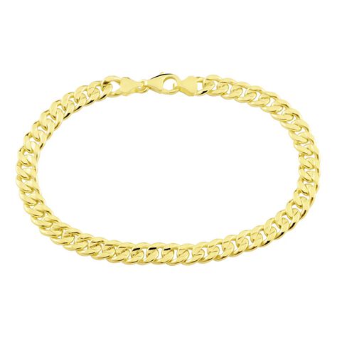 Bracelet Iris Maille Gourmette Or Jaune - Bracelets chaîne Femme | Histoire d’Or