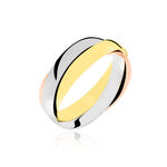 Alliance Entrelacee Ruban Plat Or Tricolore - Alliances Unisex | Histoire d&rsquo;Or