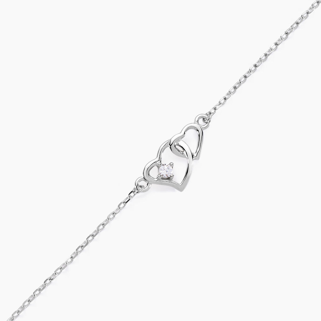 Bracelet Roma Argent Blanc Oxyde De Zirconium - Bracelets Femme | Histoire d’Or