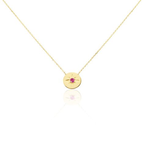 Collier Melchior Or Jaune Rubis - Colliers Femme | Histoire d&rsquo;Or