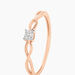 Bague Farila Or Rose Diamant - Bagues avec pierre Femme | Histoire d&rsquo;Or