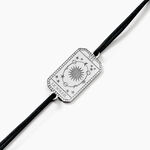 Bracelet Arcane Argent Blanc - Bracelets cordon Homme | Histoire d&rsquo;Or