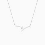 Collier Valeriana Or Blanc Oxyde De Zirconium - Colliers Femme | Histoire d&rsquo;Or