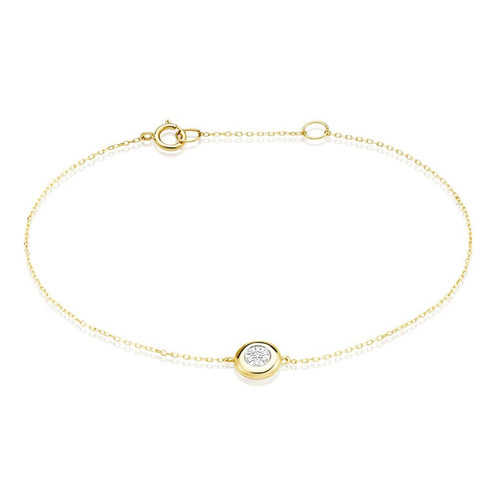 Bracelet Or Jaune Laurissa Diamants - Bracelets Femme | Histoire d’Or