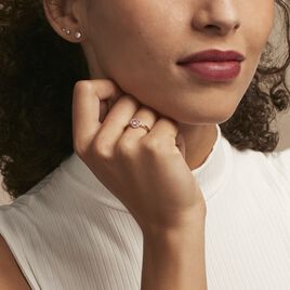 Bague Plaqué Or Jaune Alais Oxyde De Zirconium - Bagues solitaires Femme | Histoire d’Or