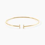 Bracelet Jonc Aphrodisia Or Jaune Diamant - Bracelets joncs Femme | Histoire d&rsquo;Or