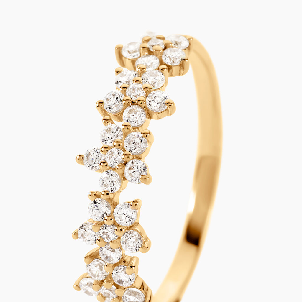 Bague Bedros Or Jaune Oxyde De Zirconium - Bagues avec pierre Femme | Histoire d&rsquo;Or