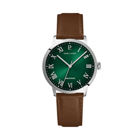 Montre Pierre Lannier Lannier Interval Vert - Montres Homme | Histoire d&rsquo;Or
