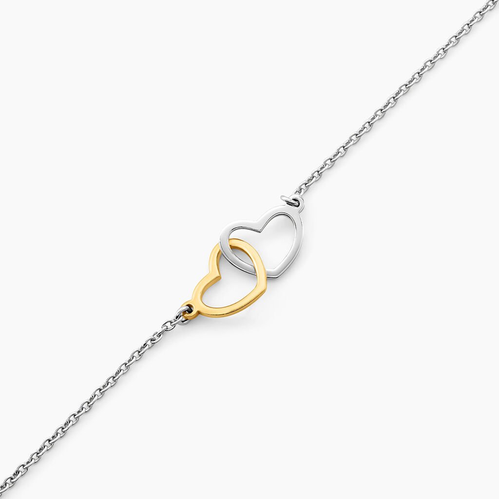 Bracelet Argent Bicolore Fethi - Bracelets Femme | Histoire d&rsquo;Or