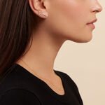 Boucles D'oreilles Puces Orlando Or Jaune Diamant Synth&eacute;tique - Clous d'oreilles Femme | Histoire d&rsquo;Or