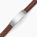 Bracelet Legacy Acier Blanc - Bracelets Cuir Homme | Histoire d&rsquo;Or