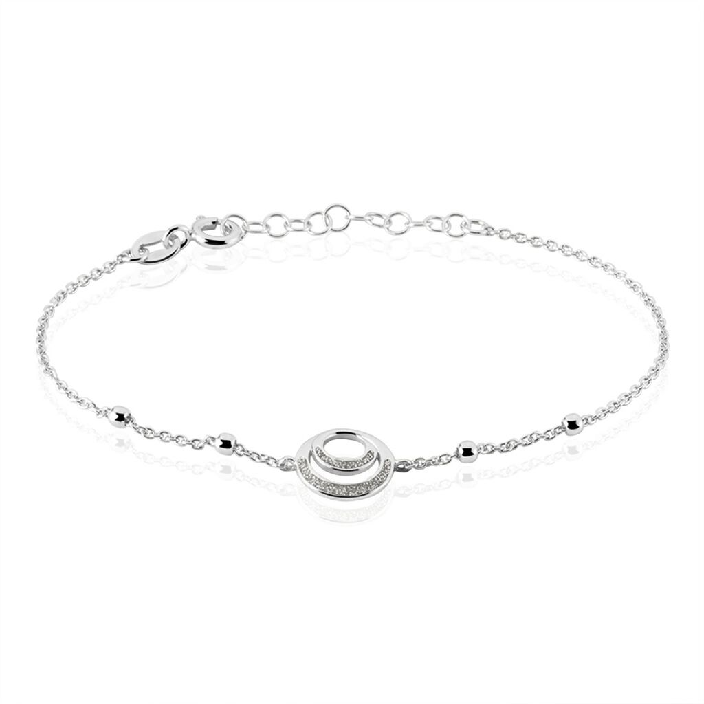 Bracelet Argent Vibien Glitter - Bracelets Femme | Histoire d&rsquo;Or