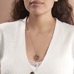 Collier Douglas Argent Rose Oxyde De Zirconium - Sautoirs Femme | Histoire d&rsquo;Or