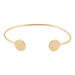 Bracelet Jonc Blanka Plaqué Or Jaune - Bracelets fantaisie Femme | Histoire d’Or