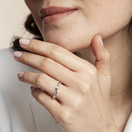 Bague Solitaire Asia Or Blanc Diamant - Bagues solitaires Femme | Histoire d’Or