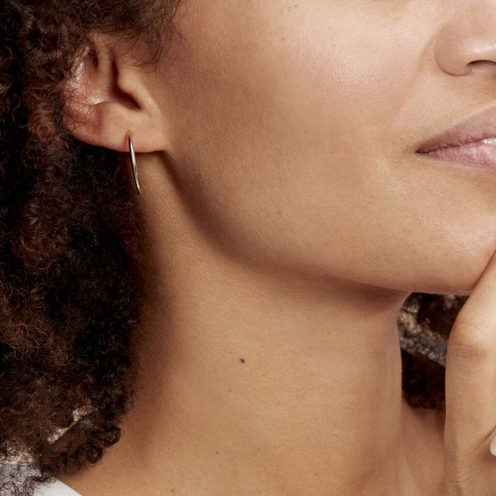 Créoles Valencina Or Jaune - Boucles d'oreilles créoles Femme | Histoire d’Or