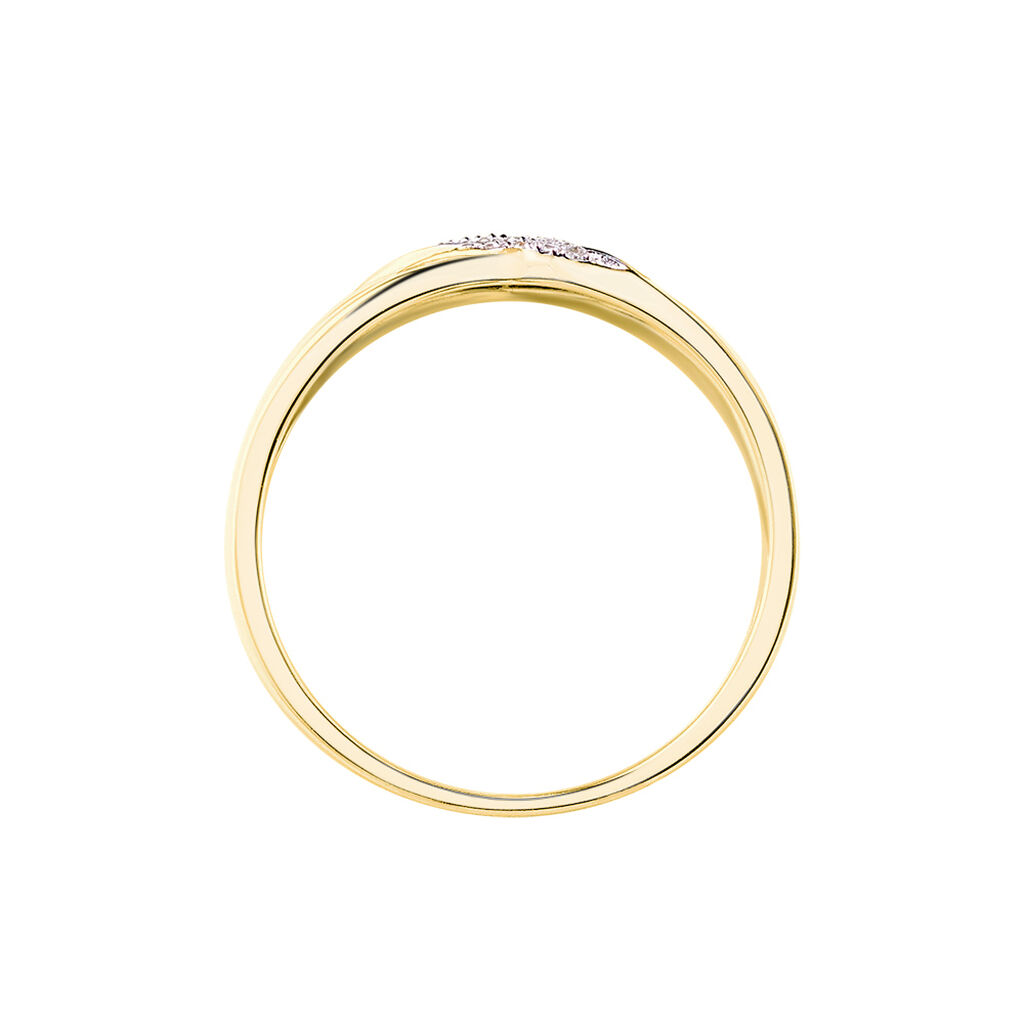 Bague Grasiella Or Jaune Diamant - Bagues avec pierre Femme | Histoire d’Or