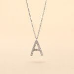 Collier Oran Or Blanc Diamant - Colliers Femme | Histoire d&rsquo;Or