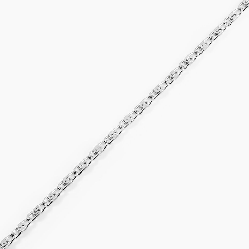Bracelet Walid Argent Blanc - Bracelets cha&icirc;ne Homme | Histoire d&rsquo;Or