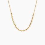 Collier Oceana Argent Dor&eacute; A L'Or 750/1000 - Bijoux sans pierre Femme | Histoire d&rsquo;Or