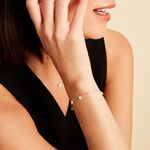 Bracelet Argent Collie Argent Blanc Oxyde - Bracelets Femme | Histoire d&rsquo;Or