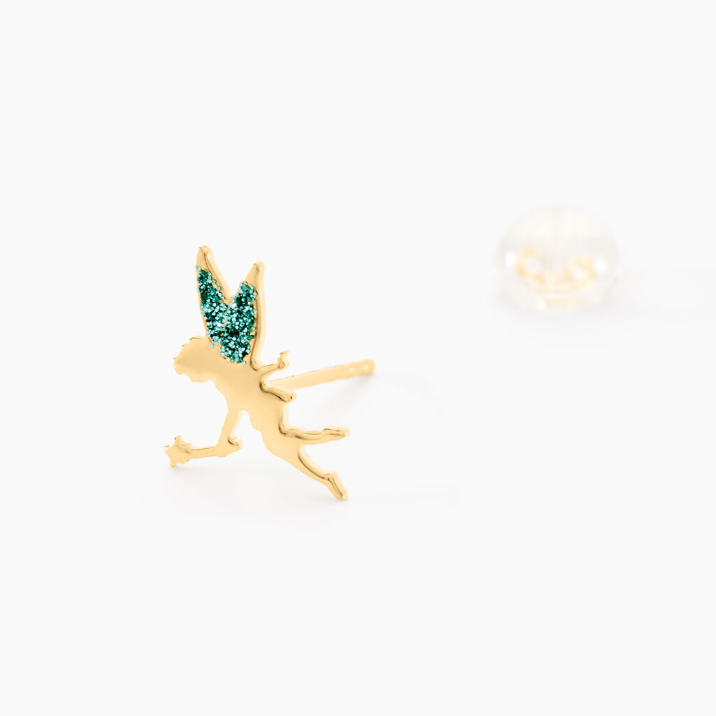 Boucles D'oreilles Puces Feelia Or Jaune - Clous d'oreilles Enfant | Histoire d’Or