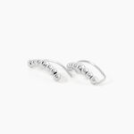 Boucles D'oreilles Grimpantes Argent Flamell - Boucles d'oreilles fantaisie Femme | Histoire d&rsquo;Or