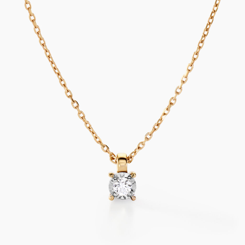 Collier Diamotion Or Jaune Diamant - Colliers Femme | Histoire d’Or