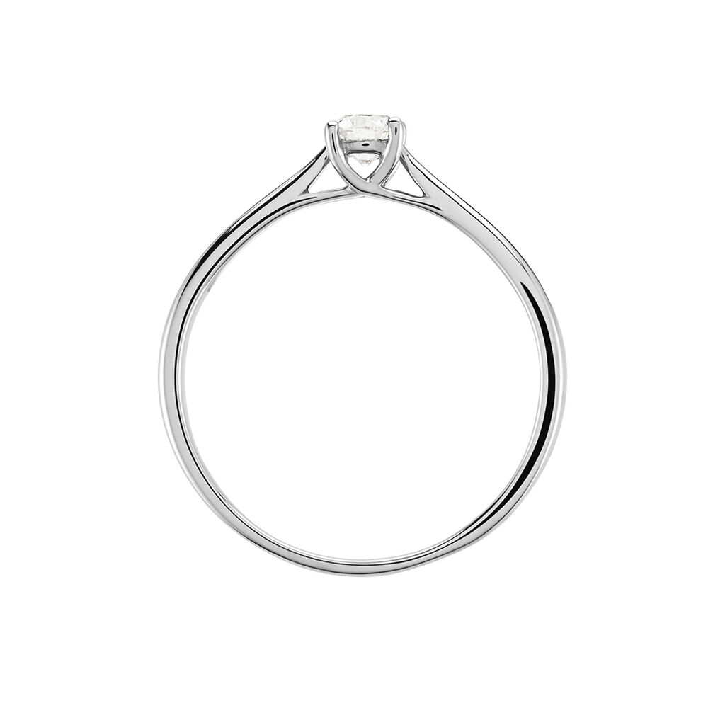 Bague Solitaire Aphrodite Platine Blanc Diamant - Bagues solitaires Femme | Histoire d’Or