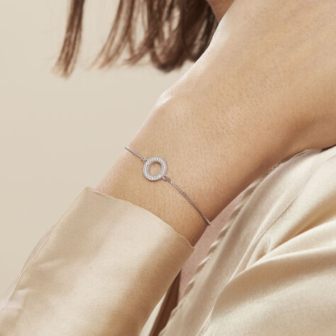 Bracelet Argent Blanc Anrai Oxydes De Zirconium - Bracelets fantaisie Femme | Histoire d’Or