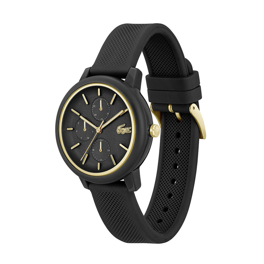 Montre Lacoste 12.12 Noir - Montres Femme | Histoire d’Or