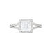 Bague Solitaire Wilona Argent Blanc Oxyde De Zirconium - Bagues solitaires Femme | Histoire d’Or