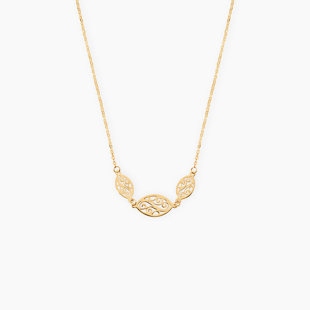 Collier Artemisia Or Jaune - Bijoux sans pierre Femme | Histoire d&rsquo;Or
