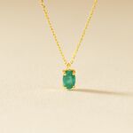 Collier Ovale Or Jaune Emeraude - Colliers Femme | Histoire d&rsquo;Or