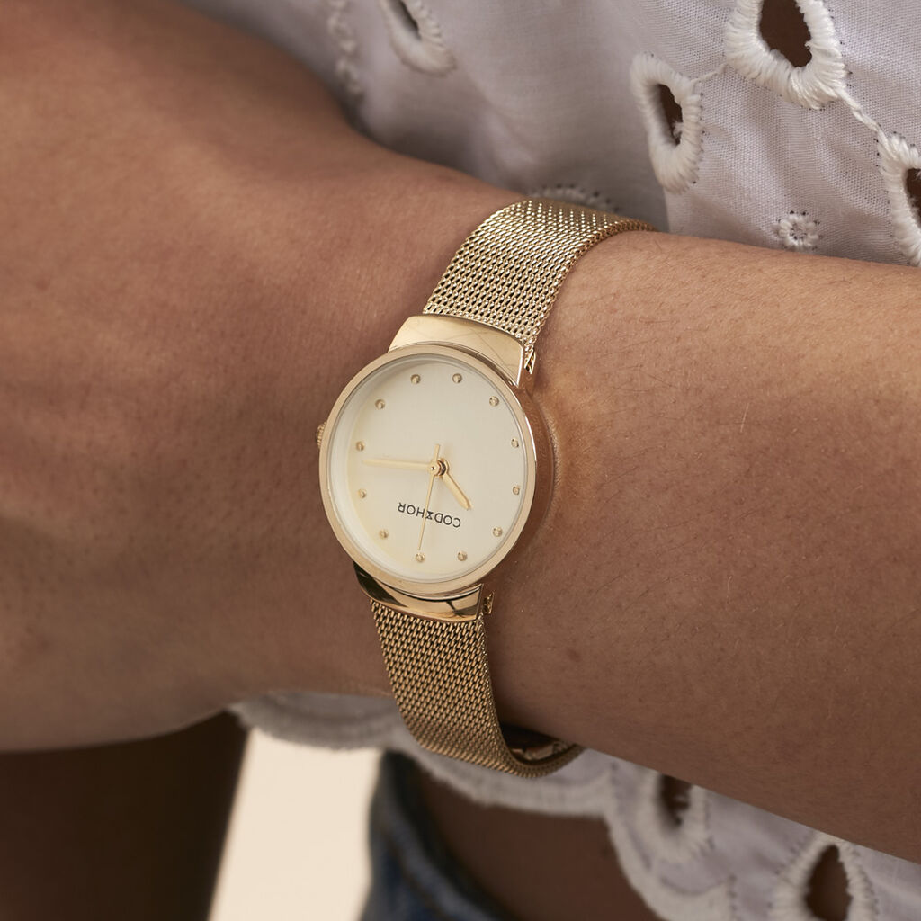 Montre Codhor Fleur Doré - Montres Femme | Histoire d’Or