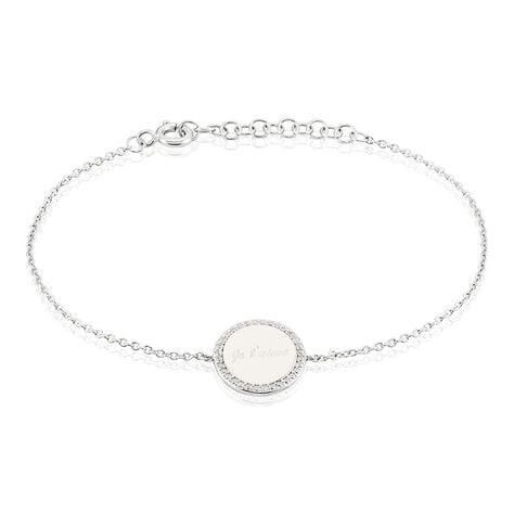 Bracelet Argent Blanc Amika Oxydes De Zirconium - Bracelets Femme | Histoire d&rsquo;Or